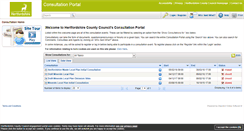 Desktop Screenshot of consult.hertscc.gov.uk